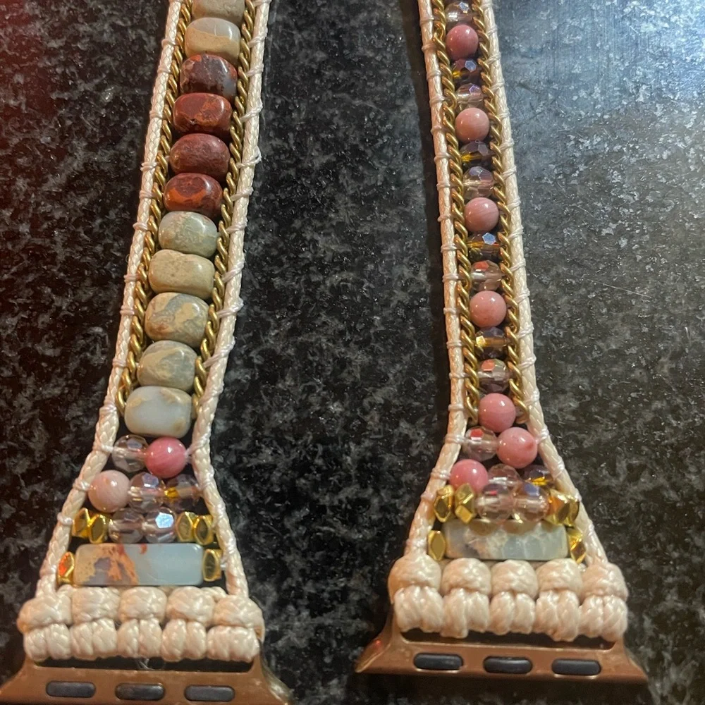 Apple watch band - Beaded Multicolor -30mm